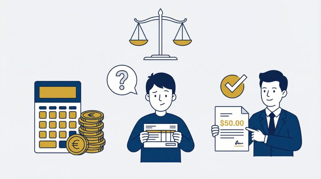 Illustratie van loonvordering en transitievergoeding