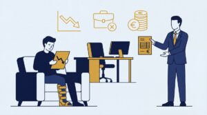 Person struggling with work tasks due to injury.