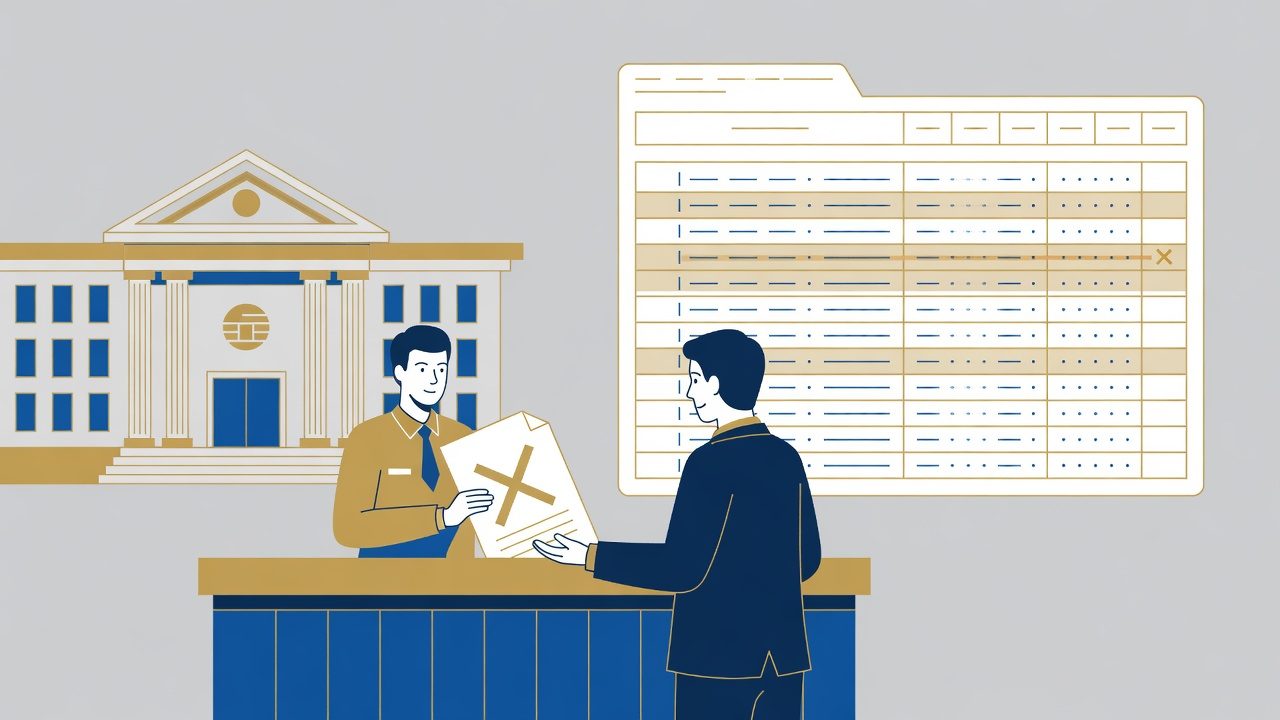 Konsument otrzymuje przy ladzie informację o odrzuconym wniosku kredytowym