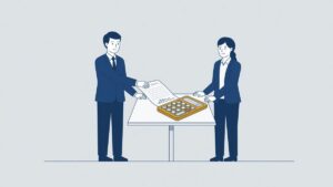 Illustratie: werkgever en werknemer berekenen de transitievergoeding bij een vaststellingsovereenkomst