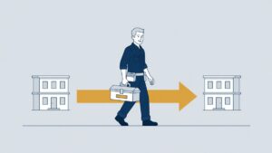 Illustratie: uitzendkracht stapt over van uitzendbureau naar opvolgend werkgever