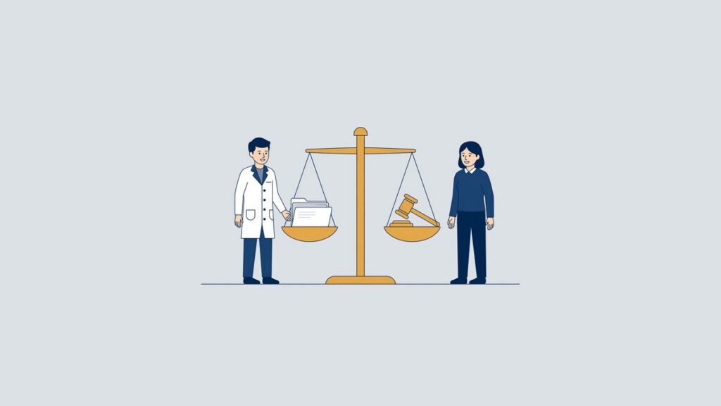 Weegschaal tussen arts en patient: het verschil tussen een complicatie en een medische fout